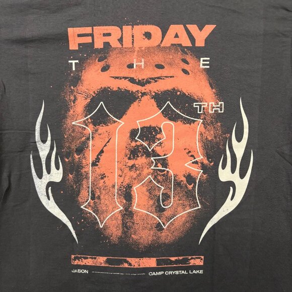 Friday the 13th Jason Voorhees Camp Crystal Lake T-Shirt Size Large - Picture 2 of 4